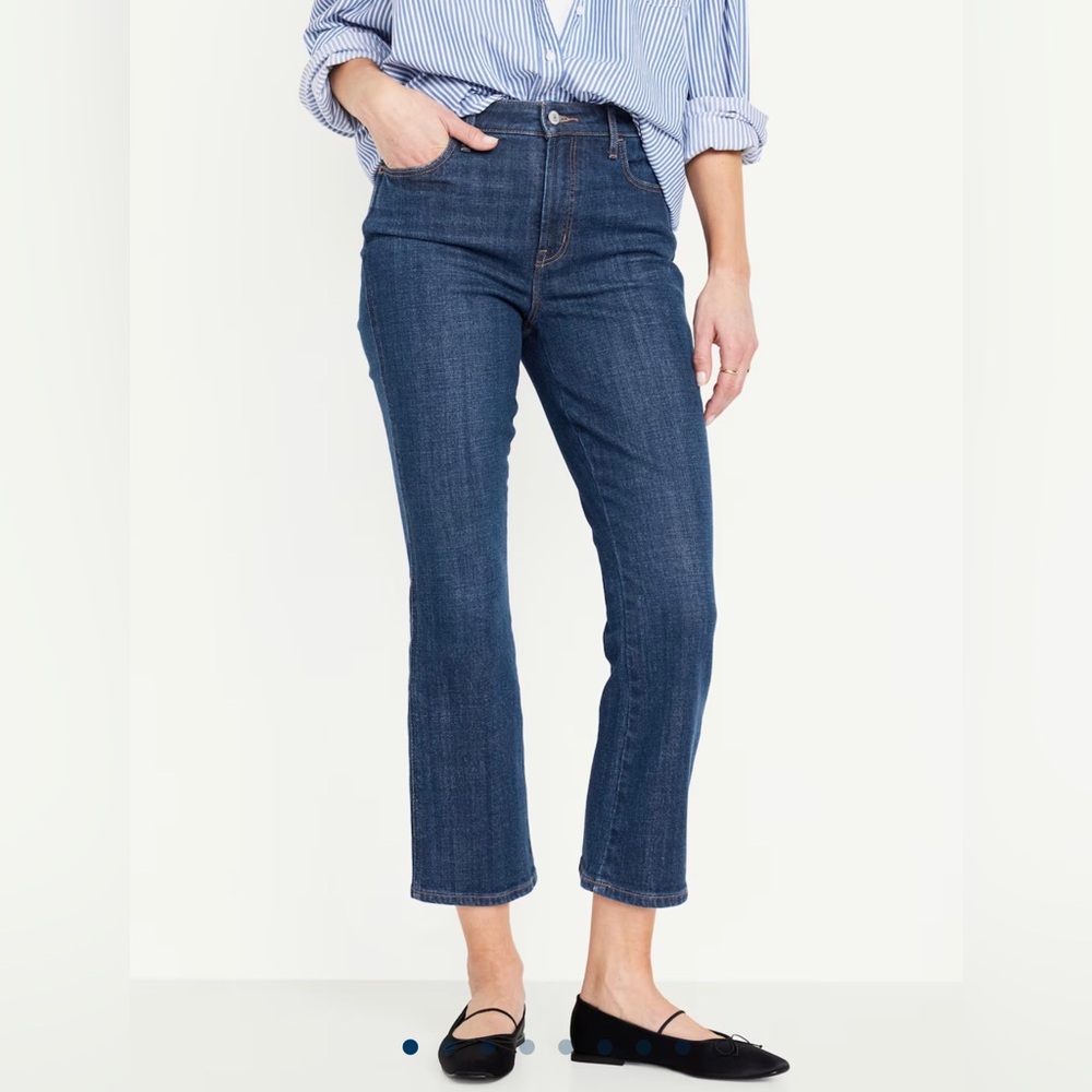 NWOT Vintage cropped flare jeans | OLD NAVY